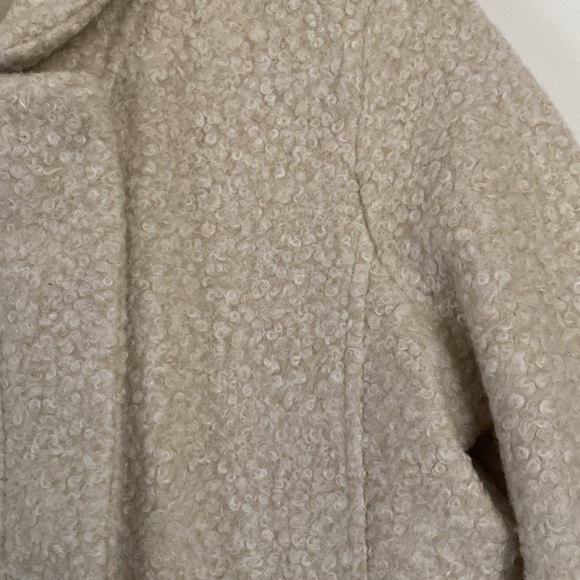 Banana Republic winter white boiled wool jacket, size Medium - Picture 4 of 11